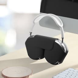 kwmobile cover voor over-ear koptelefoon - Compatibel met Apple AirPods Max / AirPods Max 2 - Van polyester - In zwart — thumbnail 3