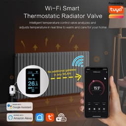 Slimme Wifi Radiator Thermostaat - Directe Programmering & Spraakbesturing (Alexa/Google) — thumbnail 4
