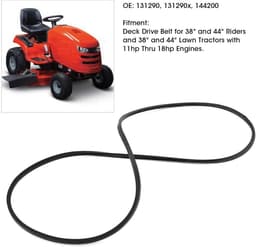 Duurzame Grasmaaierriem 1/2" x 88" Vervanging voor 38" en 44" Zitmaaiers — thumbnail 4