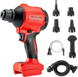 Draadloze Air Duster & Stofzuiger 2-in-1, Krachtige Perslucht en Zuigfunctie — thumbnail 1