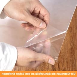 Acryl Plaque Houder A5 - 4 Stuks Tafelstandaard voor Menu's, Documenten en Advertenties in Restaurants en Kantoren — thumbnail 3