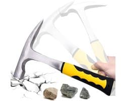 Geologische hamer voor stenen, ideaal voor onderzoek, bouw en geologie toepassingen