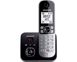 Draadloze Vaste Telefoon - DECT Telefoon - Storende Oproepen Blokkeren - Schokbestendig Ontwerp - 120 nummers telefoonboek - Zwart