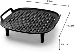 Philips Grill Set Airfryer Accessoire - HD9946/00 - Geschikt voor Philips - Grillplaat met 5 spiesen — thumbnail 15