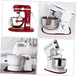Mixer Glijpads Set - Apparaat Onderzetters - Keuken Gemak - Antislip Bewegingsmat - 33x20cm - Rood — thumbnail 3