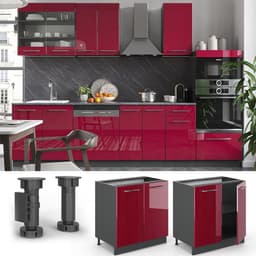 Vaatwasserpaneel Inbouw 45 cm - Frontpaneel Keukenmodule in Goldkraft Eiken (Zonder Werkblad) — thumbnail 4