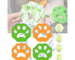 Dierenhaarverwijderaar, wasmachine, 8 stuks dierenhaarverwijderaar voor wasgoed, haarverwijderaar voor huisdieren, wasvanger voor wasgoed, herbruikbare haarvanger