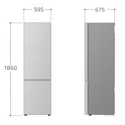LG GBBS322BPY - Koel-vriescombinatie - 375L- RVS — thumbnail 5