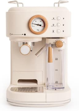 CRLYN® Espressomachine - Koffiezetapparaat - Koffiemachines - Beige — thumbnail 2
