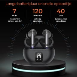ORIGIN™ Pro 500 Draadloze Oordopjes - Bluetooth 5.4 Oortjes - Active Noise Cancelling - ANC/ENC - HiFi - Earbuds geschikt voor vrijwel alle Smartphones en Laptops — thumbnail 2