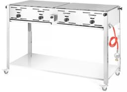 HENDI Grill-Master Quattro – 4 branders – roestvast staal – 1330x600x920 mm — thumbnail 2