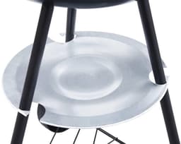 Ronde Houtskool Barbecue met Deksel & Wieltjes – Vergrendelbaar & Draagbaar! bbq grill - barbecues - barbecue accessoires - barbecue houtskool - barbecue hoes - 51840 — thumbnail 3