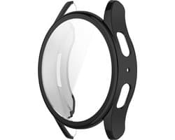 Strap-it Bundel TPU Case + Oplader - Geschikt voor Samsung Galaxy Watch 7 40mm - Zwart Beschermhoesje - USB Oplaadkabel - Schokbestendig - Beschermend - Smartwatch Accessoires - 2 in 1 Bundel