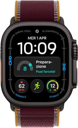 Apple Watch Ultra 4 - 49 mm - Rood trail-bandje - M/L — thumbnail 2