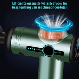 Mini-spiermassagegeweer, ultrastil massagegeweer, 99 snelheden, 8 koppen, LCD-scherm, draagbare elektrische stimulators om spierpijn te verlichten — thumbnail 5