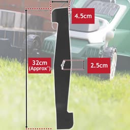 Vervangmes voor Grasmaaier, Geschikt voor 32cm Modellen — thumbnail 5