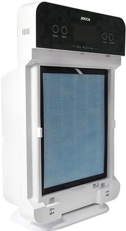 Luchtreiniger - Air cleaner - Airpurifier - Air purifier met DRIEVOUDIG Filter - Negatieve ionenluchtreiniger - Vangt Allergenen, Rook of Ziektekiemen op en Verwijdert ze - UV-Licht - Timer - Afstandsbediening - Wit — thumbnail 4