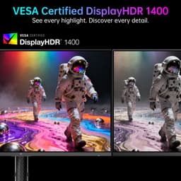 KTC M27P6S Gaming Monitor 27 inch 4K Mini-LED 160Hz, Dual Mode FHD 320Hz, HDR1400, Fast IPS, 2304 Dimming Zones, USB-C 65W, KVM — thumbnail 2