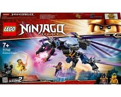 LEGO® NINJAGO® Legacy Overlord Draak 71742 ninjaspeelset met een verstelbare speelgoeddraak en NINJAGO Lloyd; geweldig LEGO cadeau voor ninjafans en kinderen vanaf 7 jaar die van uniek actiespeelgoed houden (372 onderdelen)