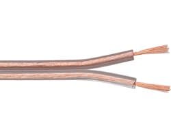 Goobay Luidsprekerkabel transparant, 10 m rol, doorsnede 2 x 1,5 mm², CCA