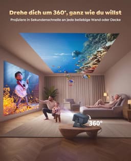 Beamer Smart - 1200 ANSI Lumen - 1920 x 1080 Resolutie - LCD - Draagbaar - Thuisbioscoop — thumbnail 4
