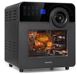 Heteluchtfriteuse oven - airfryer voor de keuken - gezond koken - DuoHeating Technologie - 14 liter capaciteit - zwart — thumbnail 1