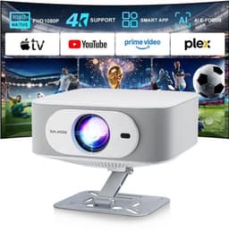 Beamer Draagbaar - Native 1080p Resolutie - 400 ANSI Lumen Helderheid - LED Technologie - Voor Thuisbioscoop - Smart Projector — thumbnail 1