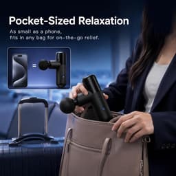 Zerolia Mini Massagepistool, Massageapparaat met Koolborstelloze Motor, 5 Snelheden, Druksensor, 4 - ShopVlot — thumbnail 2