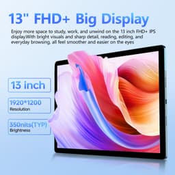 DOOGEE U13 Tablet 13" FHD+ 90Hz Android16, 32GB+256GB, Octa‑Core,11000mAh,Widevine L1,5G WiFi,Face ID,GPS,OTG — thumbnail 4