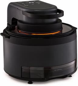 Airfryer Met Stoomfunctie - 5 Liter - 1250 W - 6 Kookprogramma’s - Touchscreen - Timer - Instelbare Temperatuur - Vaatwasserbestendige Onderdelen — thumbnail 1