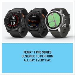 Garmin Fenix 7s Pro Solar - Smartwatch - Sporthorloge - Zon oplaadbaar - Tot wel 14 dagen Batterij - 42mm - Zilverkleurig — thumbnail 6