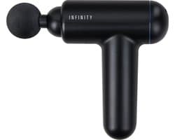 Melissa Massage Pistool - Massage Gun - Oplaadbaar via USB - 4 Massagekoppen inbegrepen - Massagepistool 16770047 - Zwart