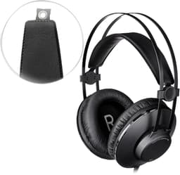 kwmobile band geschikt voor AKG K52 K72 K92 K240 - Koptelefoonband in zwart - Zachte hoofdband voor hoofdtelefoon — thumbnail 3