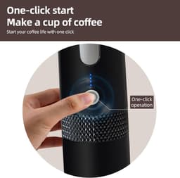 Draagbare elektrische espressomachine voor onderweg - Mini koffiezetapparaat voor camping, reizen en kantoor — thumbnail 4