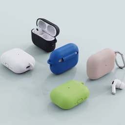 Hoesje Geschikt voor AirPods Pro 3 - Licht Roze - Casemania Liquid Siliconen Bescherm Hoes met Bevestigingslus & Karambijnhaak — thumbnail 4