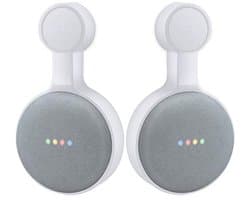 Wandhouder voor Google Home Mini - Ruimtebesparende Accessoire (Wit 2-Pack)
