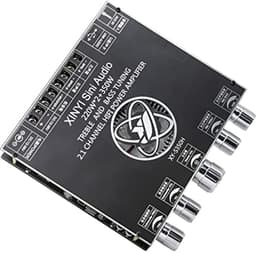 Bluetooth Subwoofer Versterker 2.1 met Treble en Bass Regeling - Hifi Stereo Audiomodule — thumbnail 1