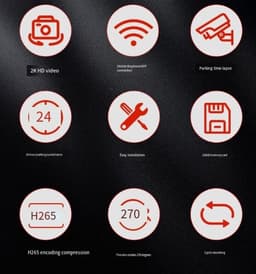 2K HD nachtzichtcamera, WiFi-verbinding, auto-DVR + spraakbesturing — thumbnail 2
