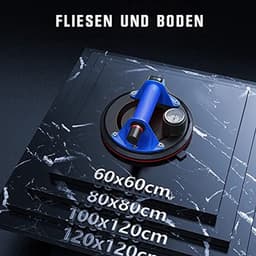 Zuiglifter voor Tegels en Glas - Metalen Handgreep, Max. 360 kg, 20 cm — thumbnail 5