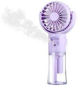 Draagbare Handventilator met Waterbatterij en Oplaadbare USB - Mini Ventilator met 4 Snelheden voor Buiten en Reizen — thumbnail 2