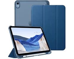 Ultra-dunne Beschermhoes voor iPad 11e Gen en 10e Gen met Penhouder - Lichtgewicht en Transparant met Auto Slaap/Wekfunctie