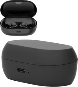 Earbud laad case vervanging USB C 600mAh met indicatorlicht - zwart - ideaal voor thuis, kantoor, en op reis — thumbnail 4