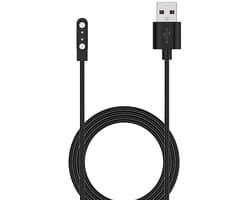 Strap-it USB-A Oplader / oplaadkabel - geschikt voor CMF Watch Pro 2 smartwatch (zwart)