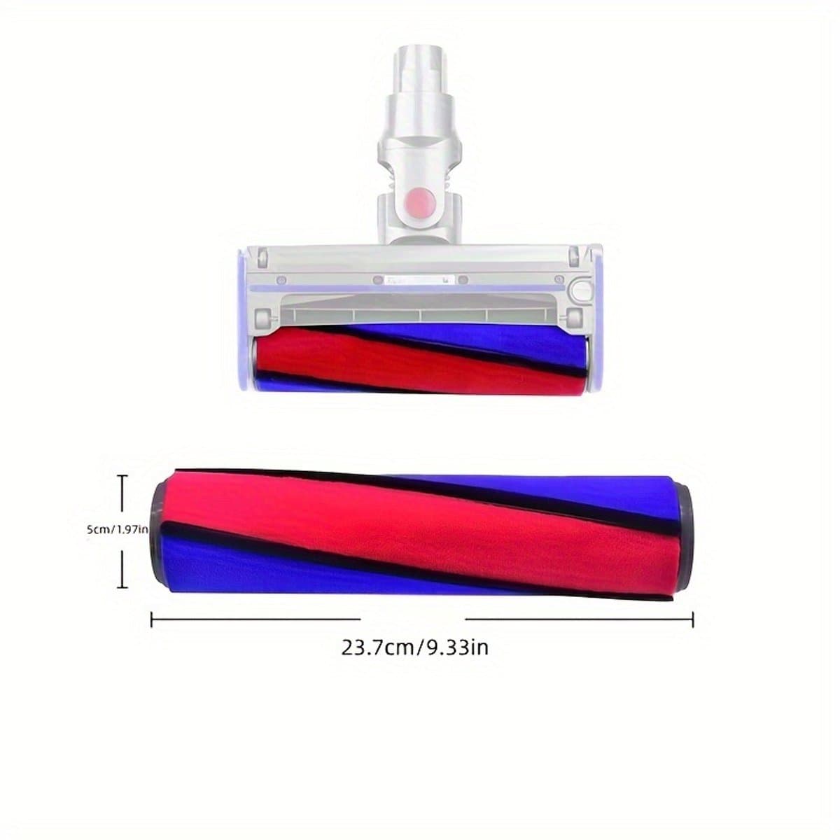 Geschikt voor dyson V6 V7 V8 V10 V11 stofzuiger elektrische borstel roll borstel zacht fluweel drum accessoires — afbeelding 1