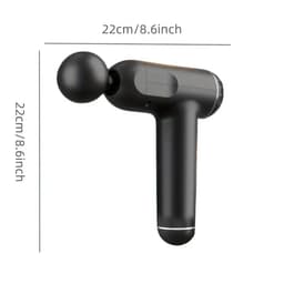Fascia-massagepistool met 8 verwisselbare massagekoppen - USB-oplaadbaar, ergonomisch ontwerp, geschikt voor volledige lichaams-, spier- en triggerpointmassage, diepe weefseldrukmassage — thumbnail 4