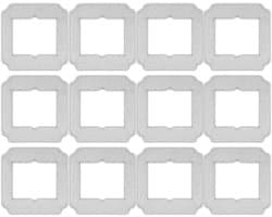 Wasbare dweildoeken - geschikt voor ECOVACS Winbot Mini-W - MINIT - WINBOT MINI - voor robotstofzuiger accessoires - Microvezeldoeken - Reinigt vlekken en stof - Vervangende doeken - 210*216MM - 12 pack