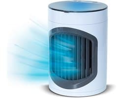 Mobiele Luchtkoeler met Verdampingskoeling - Compacte Aircooler met 3 Snelheden voor 12 Uur Koeling