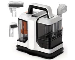 Tapijtreiniger – Handstofzuiger – Vlekverwijderaar – Meubelreiniger – Auto Stofzuiger – Krachtige 750W Motor – Max 15KPa Zuigkracht – Met Snoer – Lichtgewicht & Draagbaar – Grote Watertank