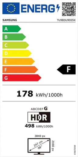 "Smart TV Samsung TU98DU9005 4K Ultra HD 98"" LED AMD FreeSync - Smart TV" — thumbnail 2