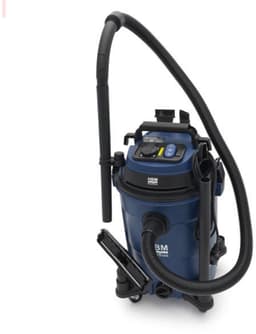 HBM bouwstofzuiger nat/droog PP 1200W 25L 16 kPa stopcontact op machine 32 mm — thumbnail 1